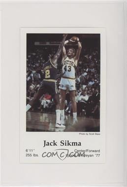 1983-84 Seattle Supersonics Police - [Base] #8 - Jack Sikma