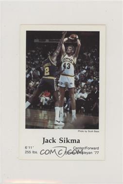 1983-84 Seattle Supersonics Police - [Base] #8 - Jack Sikma [Noted]