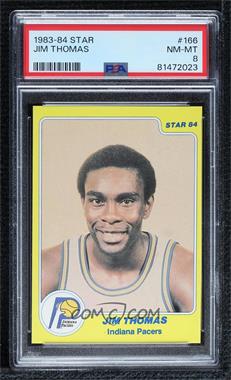 1983-84 Star - [Base] #166 - Jim Thomas [PSA 8 NM‑MT]