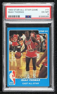 1983 Star NBA All-Star Game - [Base] #11 - Isiah Thomas [PSA 6 EX‑MT]