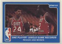 Reggie Theus, Moses Malone