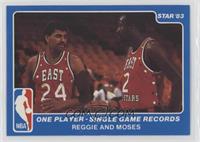 Reggie Theus, Moses Malone