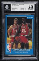 Larry Bird, Robert Parish (East Box Score) [BGS 3.5 VERY GOOD+]