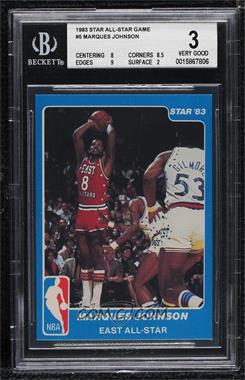 1983 Star NBA All-Star Game - [Base] #5 - Marques Johnson [BGS 3 VERY GOOD]