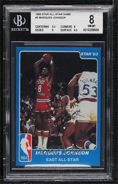1983 Star NBA All-Star Game - [Base] #5 - Marques Johnson [BGS 8 NM‑MT]