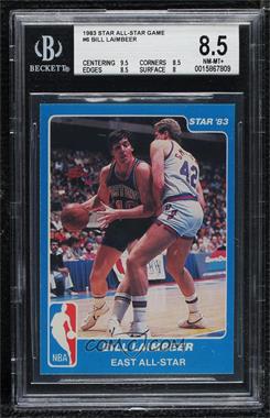 1983 Star NBA All-Star Game - [Base] #6 - Bill Laimbeer [BGS 8.5 NM‑MT+]