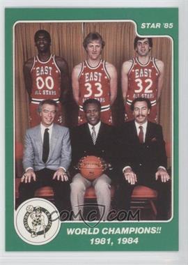 1984-85 Star - Arena Set #9.1 - Robert Parish, Larry Bird, Kevin McHale, Jimmy Rodgers, K.C. Jones, Chris Ford