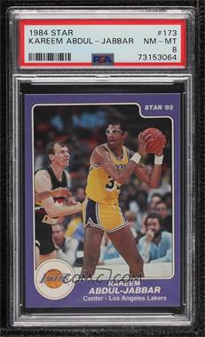 1984-85 Star - [Base] #173 - Kareem Abdul-Jabbar [PSA 8 NM‑MT]