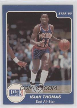 1984-85 Star Lite Beer All-Stars Starting Line-Ups - [Base] #6 - Isiah Thomas