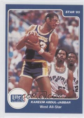 1984-85 Star Lite Beer All-Stars Starting Line-Ups - [Base] #8 - Kareem Abdul-Jabbar