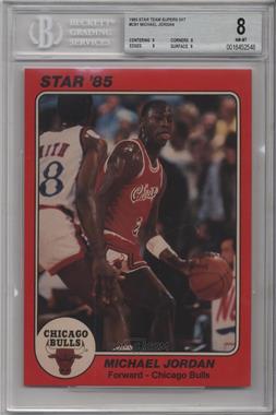 1984-85 Star Team Supers - Chicago Bulls - 5 x 7 #1 - Michael Jordan [BGS 8 NM‑MT]