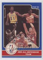 Bobby Jones, Michael Cooper, Tree Rollins, Sidney Moncrief, Maurice Cheeks