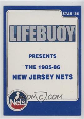 1985-86 Star Lifebuoy New Jersey Nets - [Base] #14 - New Jersey Nets Team