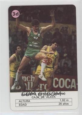 1985 Fournier Ases Del Baloncesto - [Base] #4 - Alberto Ortega