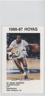 1986-87 Coca-Cola Georgetown Hoyas Kids & Cops Police - [Base] #8 - Jaren Jackson [Noted]