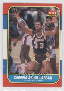 1986-87 Fleer - [Base] #1 - Kareem Abdul-Jabbar