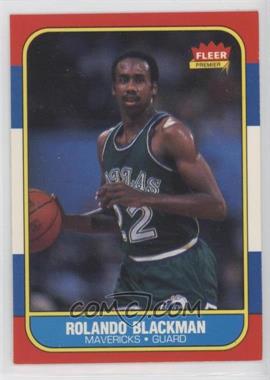 1986-87 Fleer - [Base] #11 - Rolando Blackman [EX to NM]