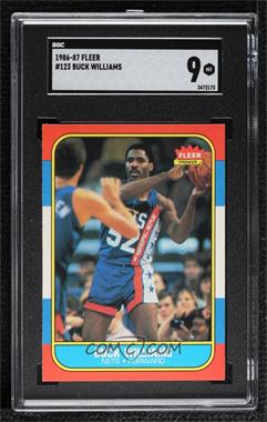 1986-87 Fleer - [Base] #123 - Buck Williams [SGC 9 MINT]