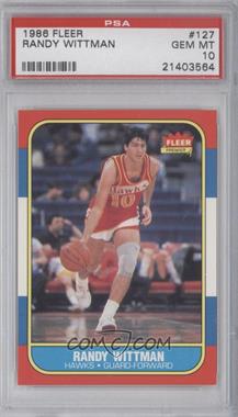 1986-87 Fleer - [Base] #127 - Randy Wittman [PSA 10 GEM MT]