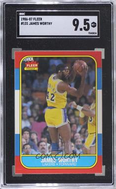 1986-87 Fleer - [Base] #131 - James Worthy [SGC 9.5 Mint+]