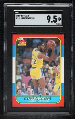 1986-87 Fleer - [Base] #131 - James Worthy [SGC 9.5 Mint+]