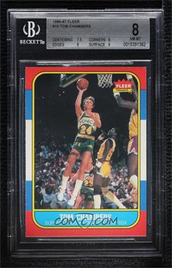 1986-87 Fleer - [Base] #15 - Tom Chambers [BGS 8 NM‑MT]