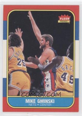 1986-87 Fleer - [Base] #38 - Mike Gminski