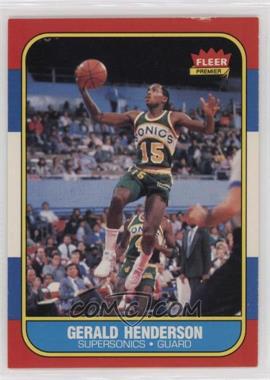 1986-87 Fleer - [Base] #45 - Gerald Henderson [EX to NM]