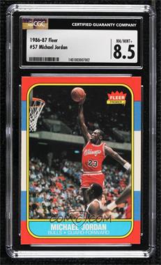 1986-87 Fleer - [Base] #57 - Michael Jordan [CGC 8.5 NM/Mint+]