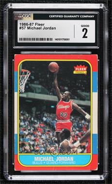 1986-87 Fleer - [Base] #57 - Michael Jordan [CGC 2 Good]