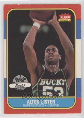 1986-87 Fleer - [Base] #64 - Alton Lister [EX to NM]