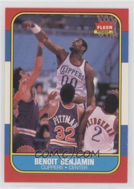 1986-87 Fleer - [Base] #8 - Benoit Benjamin [EX to NM]