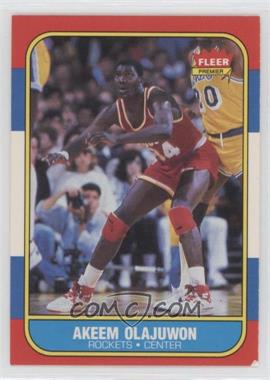 1986-87 Fleer - [Base] #82 - Akeem Olajuwon