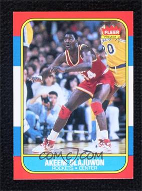 1986-87 Fleer - [Base] #82 - Akeem Olajuwon