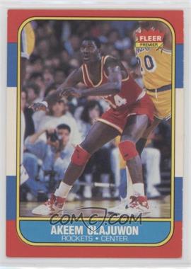 1986-87 Fleer - [Base] #82 - Akeem Olajuwon