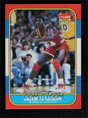 1986-87 Fleer - [Base] #82 - Akeem Olajuwon