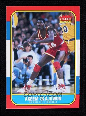 1986-87 Fleer - [Base] #82 - Akeem Olajuwon