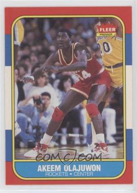 1986-87 Fleer - [Base] #82 - Akeem Olajuwon