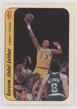 1986-87 Fleer - Stickers #1 - Kareem Abdul-Jabbar