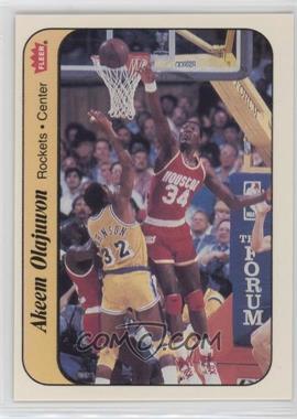 1986-87 Fleer - Stickers #9 - Hakeem Olajuwon