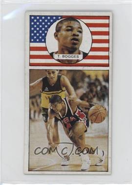 1986 Converse Merchante Spanish - [Base] #140 - Tyrone Bogues (Name Spelled "Bogges")