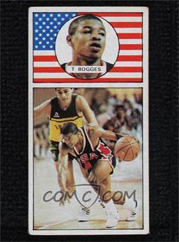 1986 Converse Merchante Spanish - [Base] #140 - Tyrone Bogues (Name Spelled "Bogges")