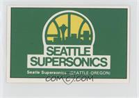Seattle SuperSonics Team (Misspelled 