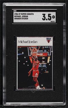 1986 Super Canasta NBA Stickers - [Base] #_MIJO - Michael Jordan [SGC 3.5 VG+]