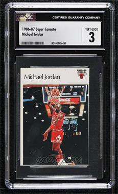 1986 Super Canasta NBA Stickers - [Base] #_MIJO - Michael Jordan [CGC 3 Very Good]