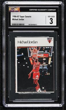 1986 Super Canasta NBA Stickers - [Base] #_MIJO - Michael Jordan [CGC 3 Very Good]