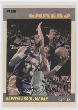 1987-88 Fleer - [Base] #1 - Kareem Abdul-Jabbar