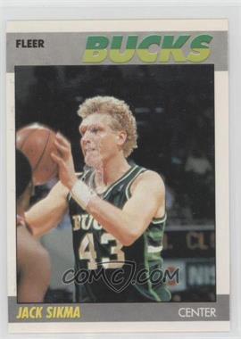 1987-88 Fleer - [Base] #100 - Jack Sikma