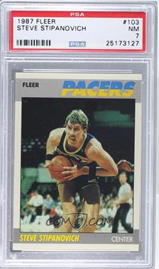 1987-88 Fleer - [Base] #103 - Steve Stipanovich [PSA 7 NM]