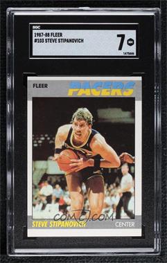 1987-88 Fleer - [Base] #103 - Steve Stipanovich [SGC 7 NM]